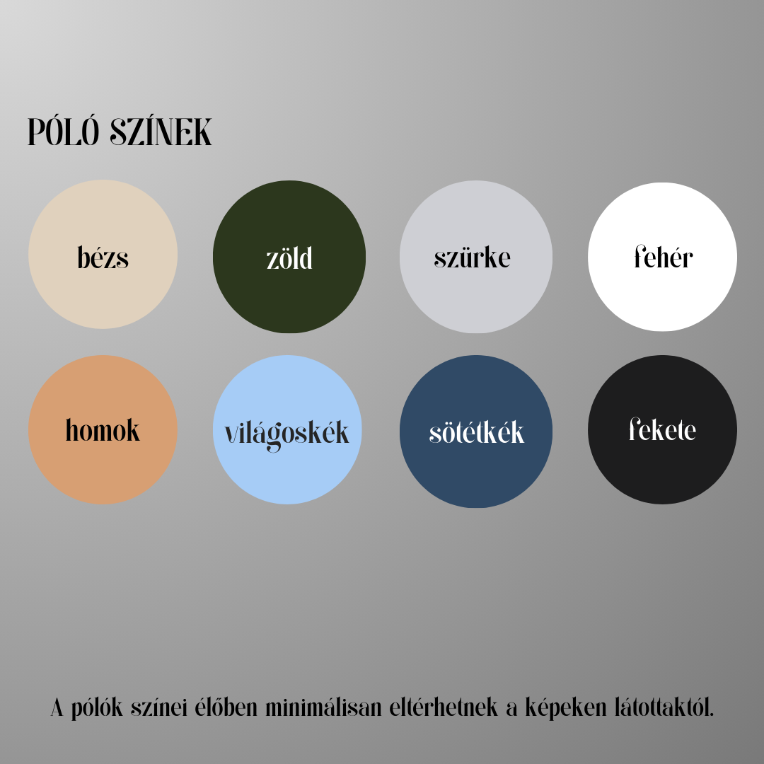 Egyedi zenés póló több színben